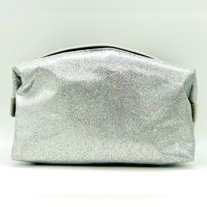 Silver Metallic Make up Case